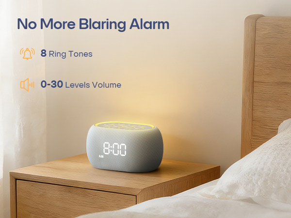 No more blaring alarm