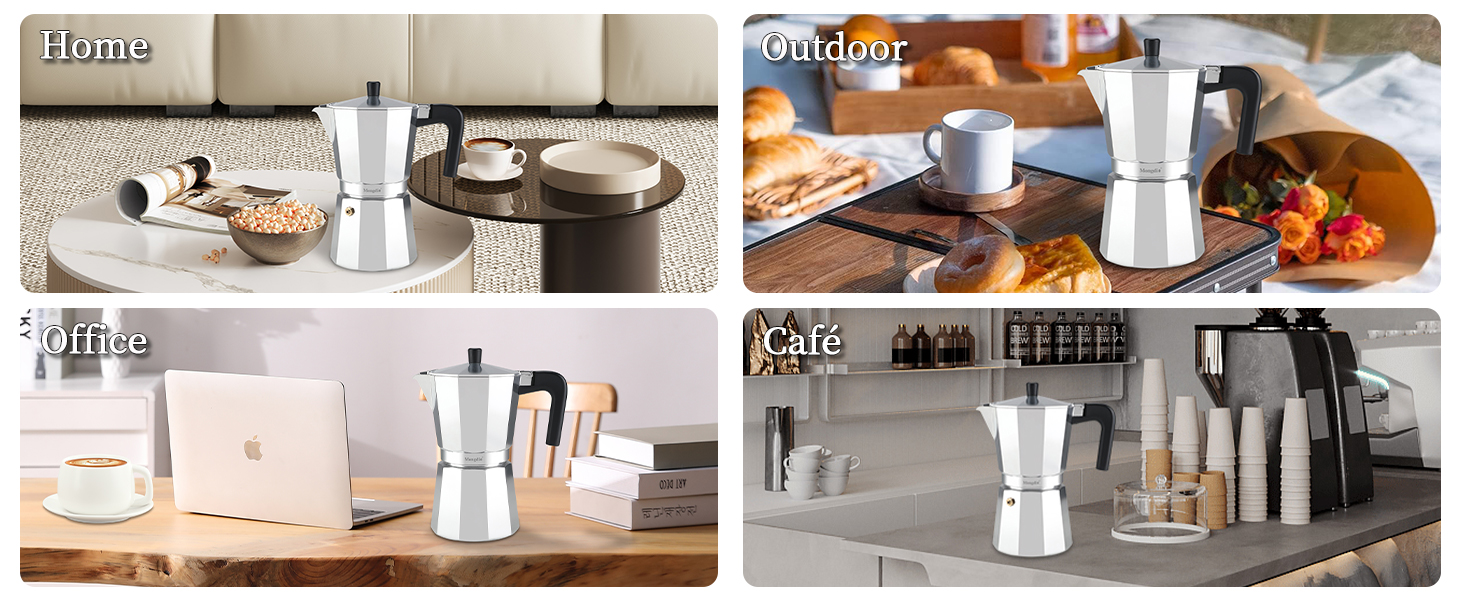 Stovetop Espresso Maker Moka Pot