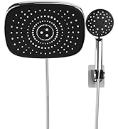 Veken 10'' Rain Shower Head with Handheld, High Pressure Rainfall Showerhead Combo with 5 Handhel...