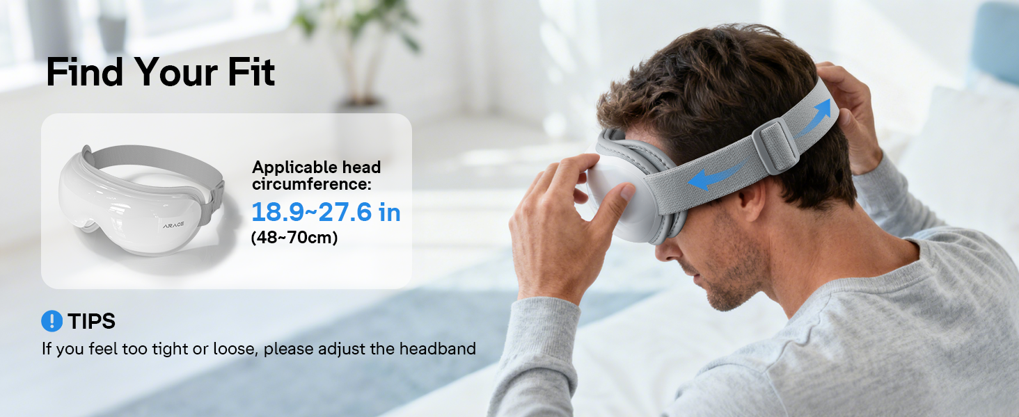 ADJUSTABLE STRAP, FIND YOUR FIT