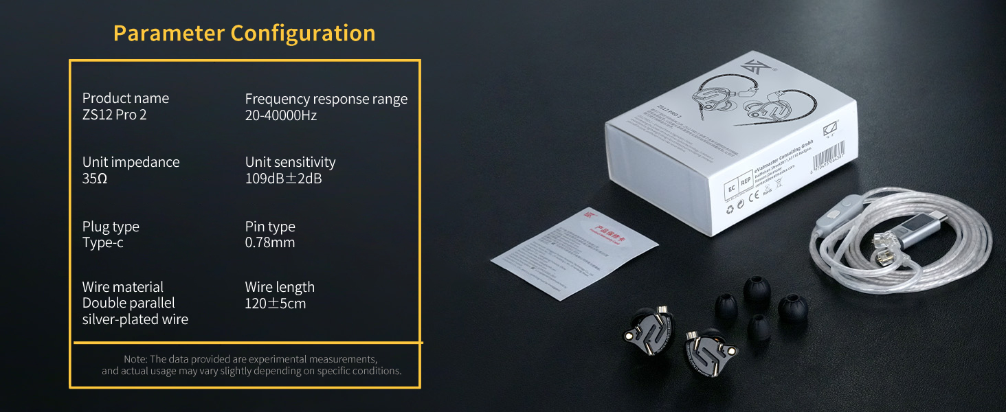 kz zs12 pro 2 wired earbuds