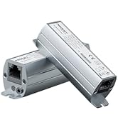 Procet Ethernet Surge Protector Gigabit - 10KV Industrial Lightning Arrestor for -40°F to 185°F, ...