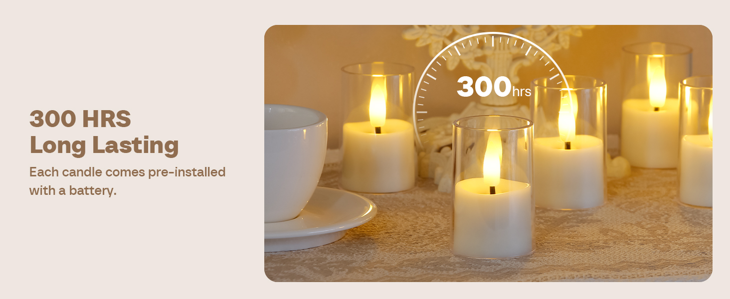 flameless tea light candles
