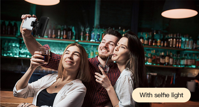 Clip on selfie light 