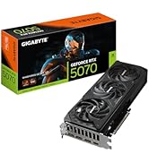 GIGABYTE GeForce RTX 5070 WINDFORCE OC SFF 12G Graphics Card, 12GB 192-bit GDDR7, PCIe 5.0, WINDF...