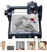 ACMER S1 Laser Engraver, 6000mW Laser Engraver Machine Higher Accuracy Wood Cutter and Engraving ...