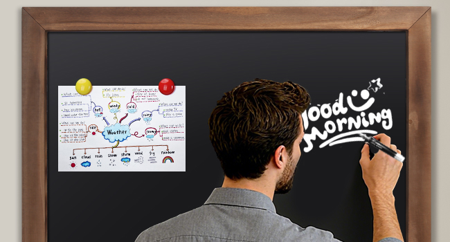 2030 wood chalkboard