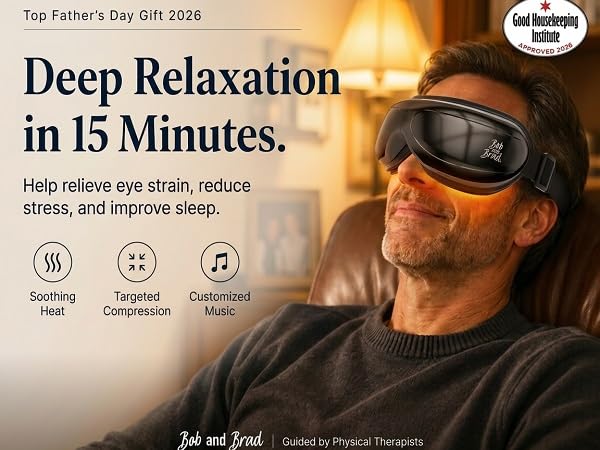 bob and brad eye massager with heat christmas gifts eye mask face massager migraine relief product