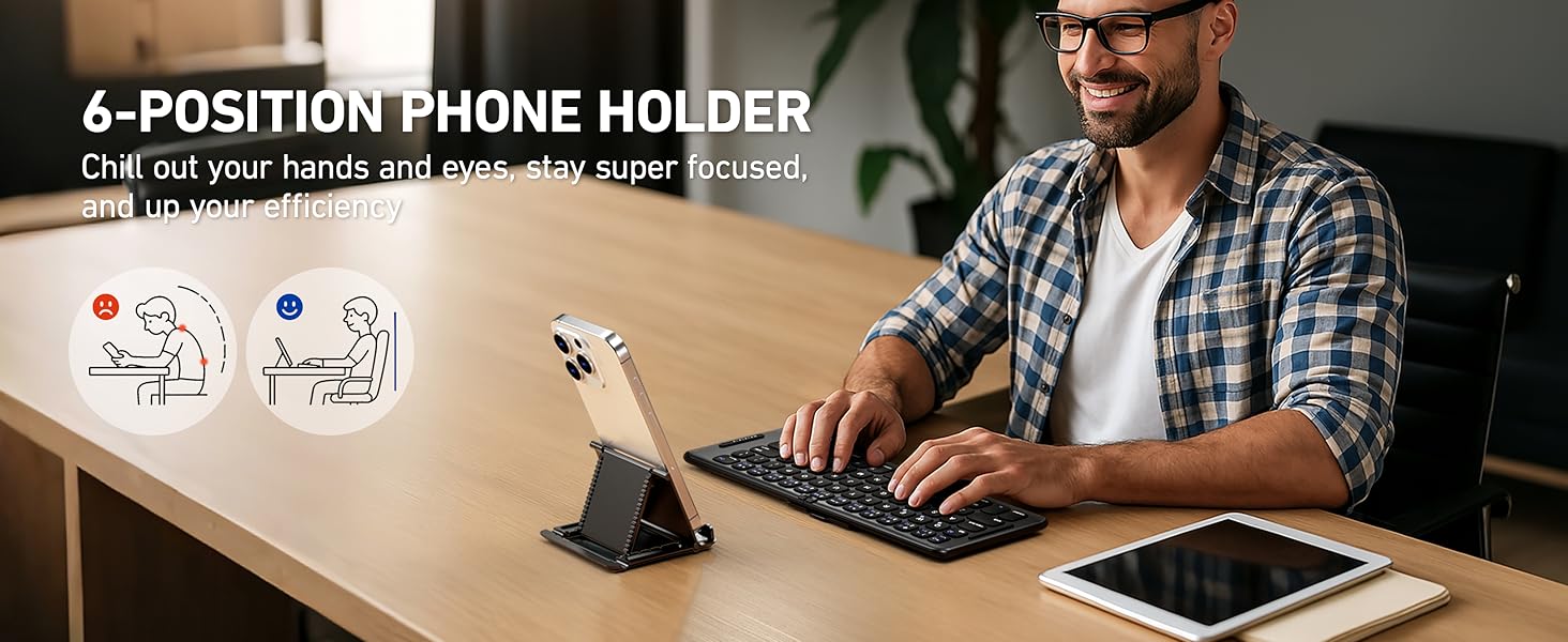 bluetooth folding keyboard