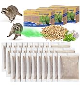 Mysora 30 Pack Raccoon Repellent Pouches, Natural Outdoor Raccoon Deterrent for Yard Garden Trash...