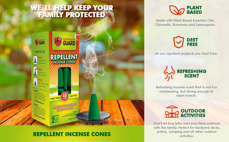 About Repellent cones 
