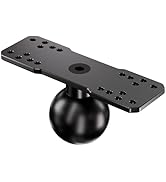 VAZESWIN 2.25" Ball Large Fish Finder Mount, Aluminum Alloy Universal Marine Electronic Mounting ...