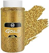 Glitter – 1 LB Gold Glitter – Glitter for Resin, Glitter for Crafts, Fine Glitter for Scrapbookin...