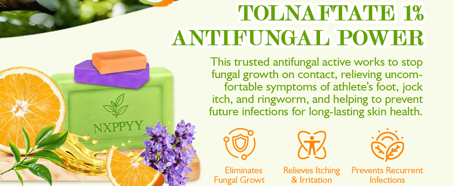 tea tree oil antifungal soap bar