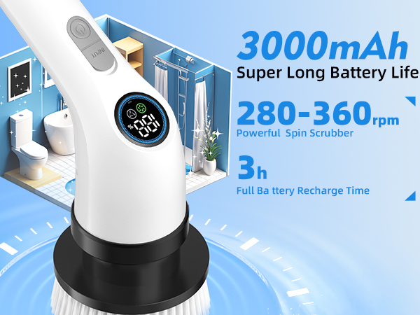 bathroom scrubber electric