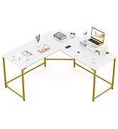 Elephance 59" L Shaped Desk Corner Computer Desk Gaming Table with Monitor Stand Workstation for ...