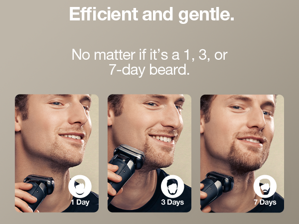 efficient and gentle no matter if its a 1,3, or 7 day beard