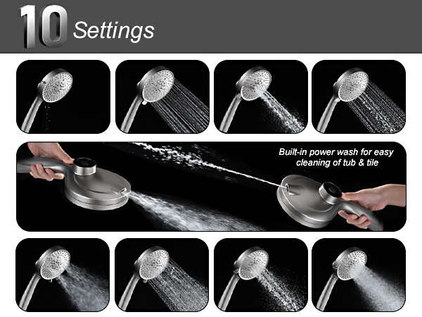high pressure shower head
