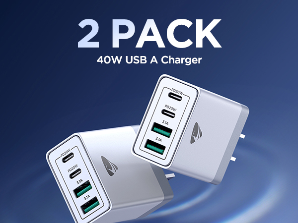 USB C Fast Charger Block