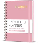 Undated Weekly Planner, Weekly To Do List Notebook with Goal, Organizer &amp; Habit Tracker, A5 Daily...