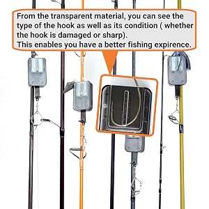 Can hold both hook and line