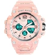 findtime Digital Watch Womens, Black Reloj para Mujer Waterproof Sports Running Watches for Women...