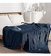 Heated Blanket Full Size Electric Blanket, 72''x84'' Washable Heated Blanket with 5 Heat Levels &amp;...