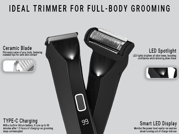 body hair trimmer for men