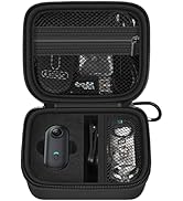 Mini Body Camera Case, Wearable Thumb Action Cam Holder, Storage Bag for Tiny Portable Camcorder,...