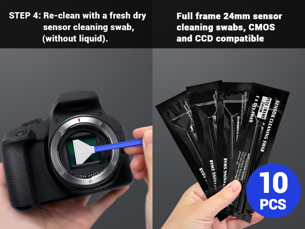 sensor cleaning swab