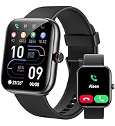 Smart Watch for Women Men, Smartwatch for iPhone &amp; Android Bluetooth (Answer/Call) Built-in Alexa...