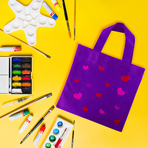 bulk colored candy bags, easter egg hunt supplies, princess party supplies, kids canvas tote bags
