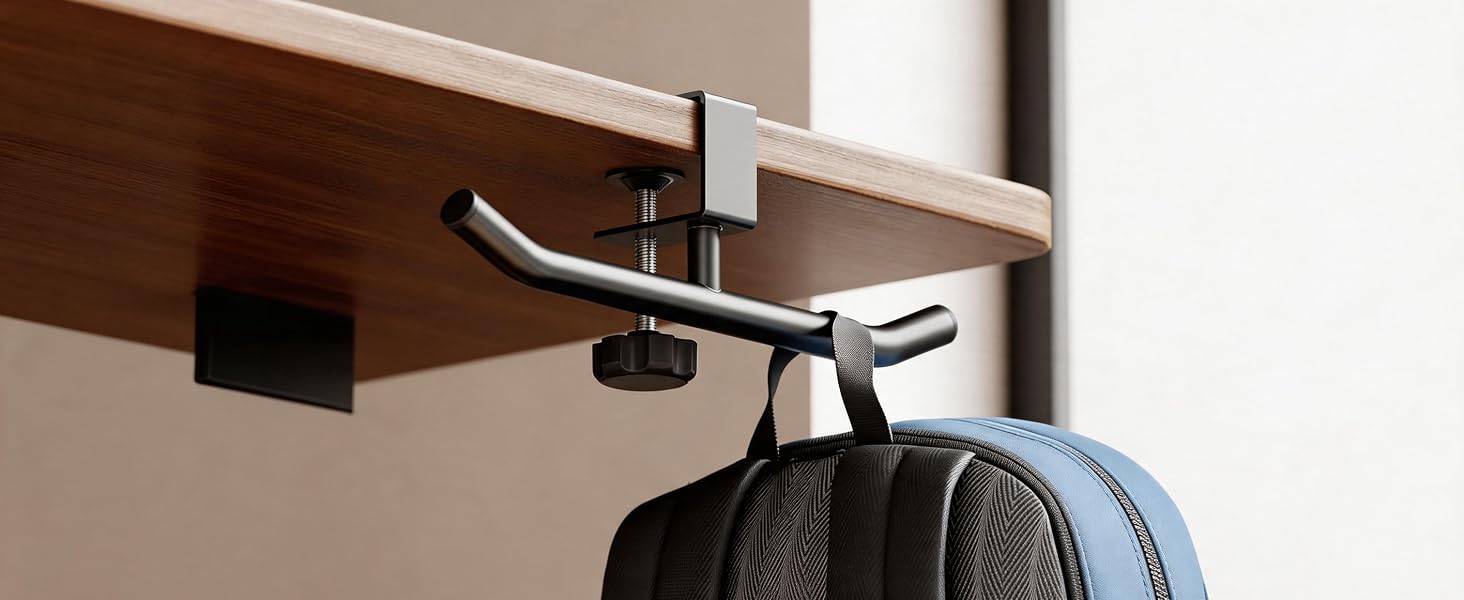 backpack hanger for table