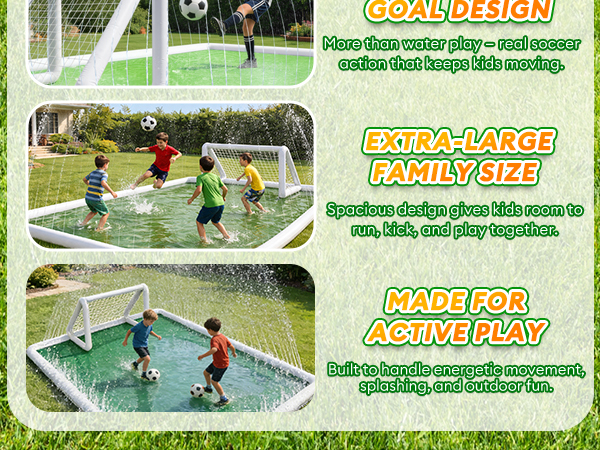 Soccer Splash Pad