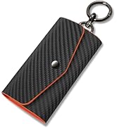 Leather Keychain Wallets Portable Key Holders Pouch Multiple Key Holder, Key Holder with 6 Hooks ...