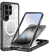 Hekodonk for Galaxy S26 Ultra Case Magnetic,[Compatible with Magsafe][Built-in Tempered Glass Scr...