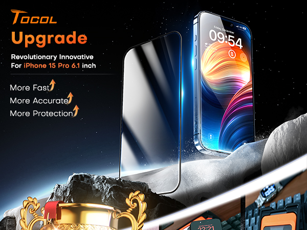 iPhone 15 pro screen protector