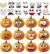 OHOME Halloween Party Favors - 36 Pack DIY Pumpkin Face Stickers for Kids - Halloween Games Toys ...