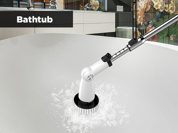 electric spin scrubber brush power brush floor scrubber