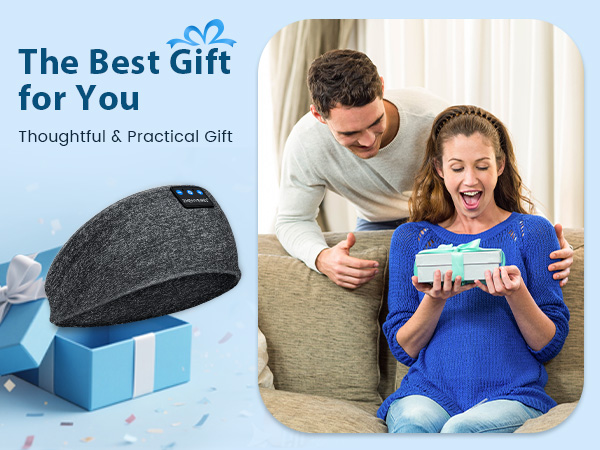 Stereo Speaker Microphone for Workout Jogging Yoga Insomnia Air Travel Meditation Unique Gifts Gray