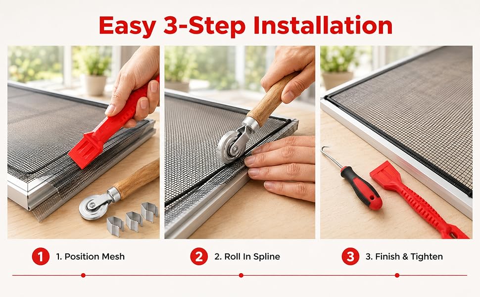 6 in 1 Window Installation Tool with Window Roller