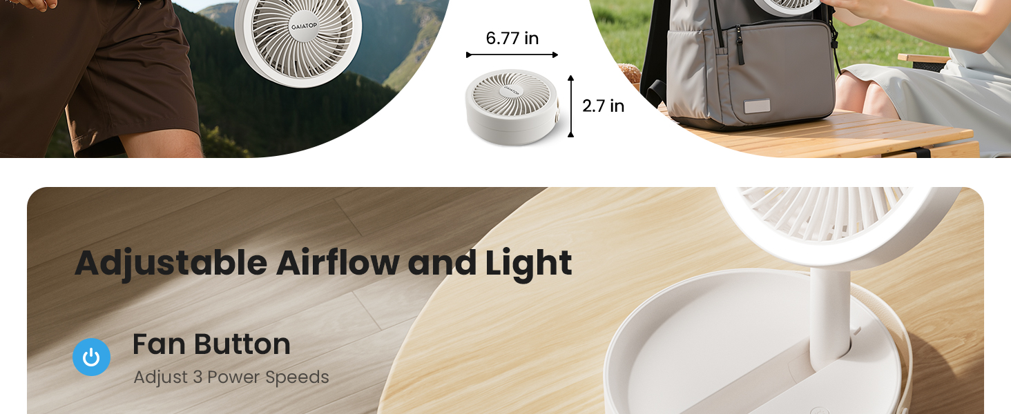 foldable fan dorm fan portable rechargeable fan mini fan for desk