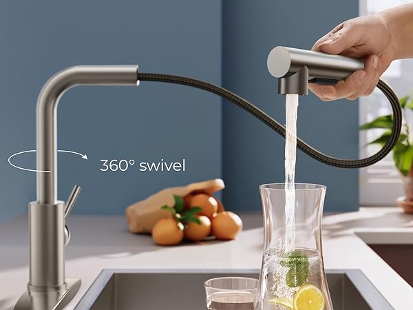 Utility Stainless Steel Sink Faucet