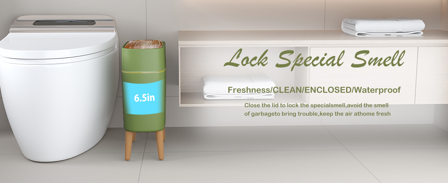 bathroom trash can