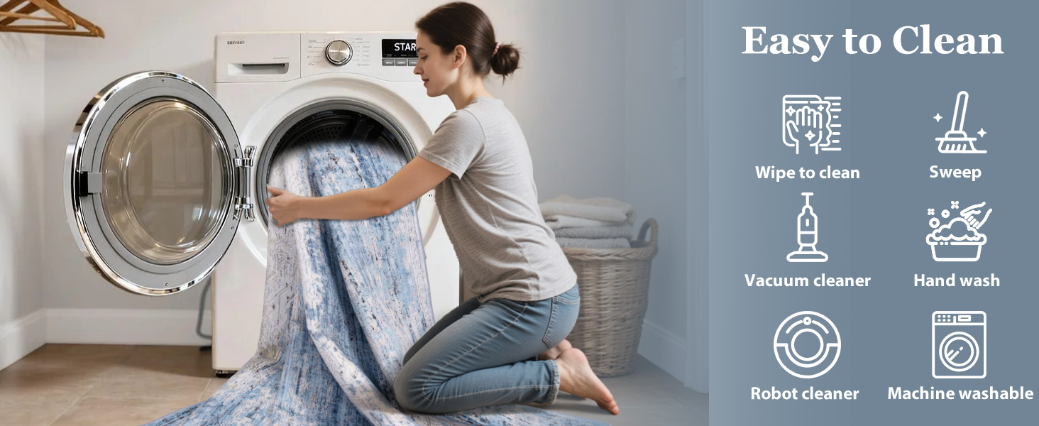 Area rugs that are easy to clean