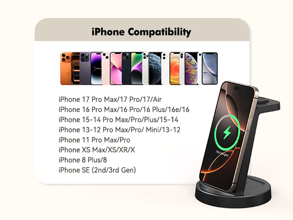 apple watch and phone charging station