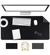 Non-Slip Desk Pad,Mouse Pad,Waterproof PVC Leather Desk Table Protector,Ultra Thin Large Desk Blo...