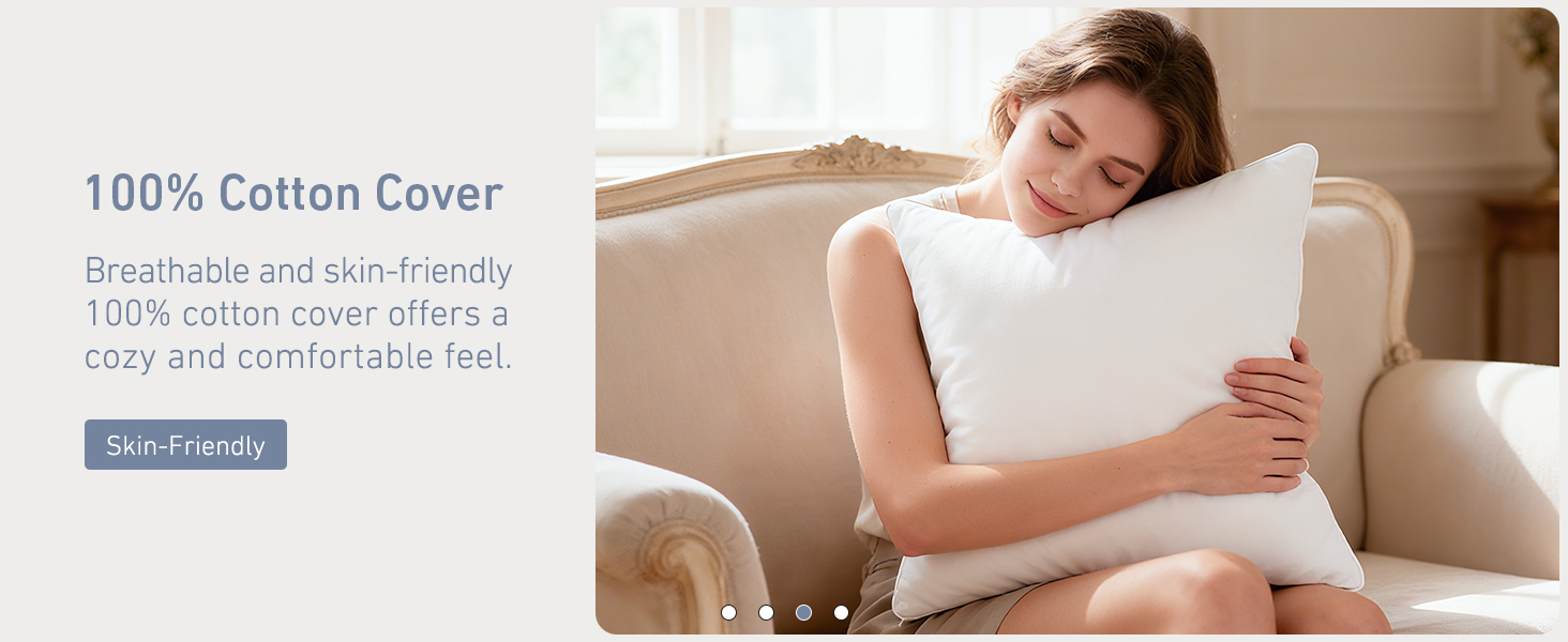 soft and comfortable pillow insert