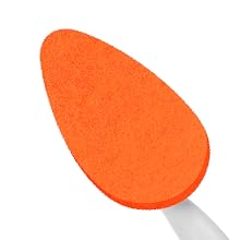 non-scratch sponge-like scouring pad good for scrubbing soap scum