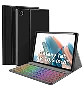 Keyboard Case for Samsung Galaxy Tab A8 10.5 inch 2022, Case with Backlit Keyboard for Galaxy Tab...